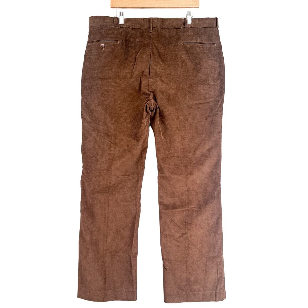 Vintage Farrah Corduroy Pants Mens 41"x31" Brown Retro Business Disco Career 90s